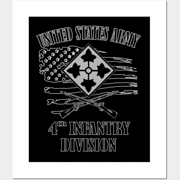 4th Infantry Division Wall Art by Relaxed Lifestyle Products